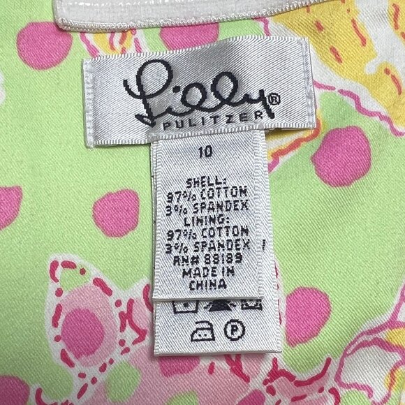 Rare Vintage Lilly Pulitzer Floral Animal Novelty Print Midi Dress Wedding Guest - Picture 4 of 7